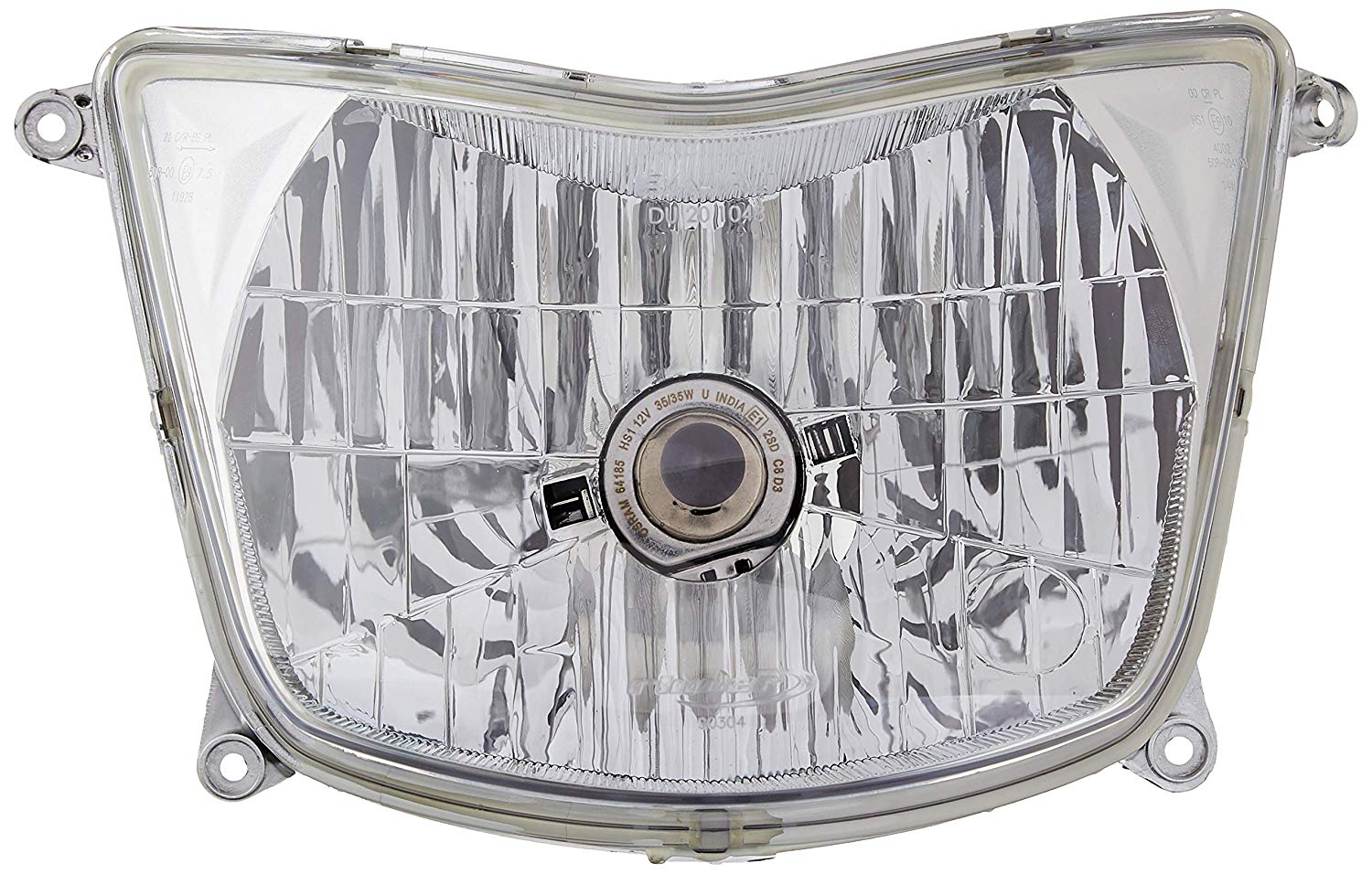 Uno Minda RB-015-HLA-WB HEAD LIGHT WITH BULB- C-100